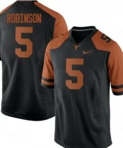 Bijan Robinson Football Jersey Texas Longhorns #5 Black